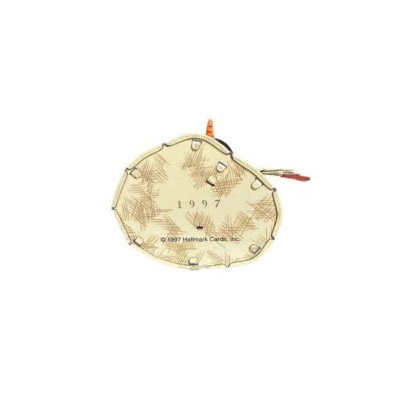 1997 HALLMARK Keepsake Ornament MEADOW SNOWMAN- Pressed TIN- Unique and Cute! - Picture 6 of 6